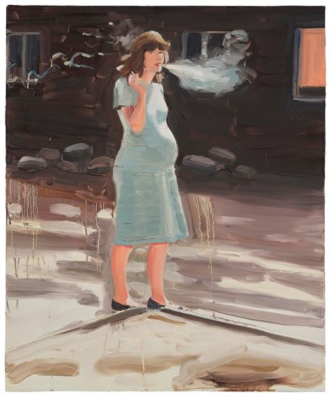 Smoking by Anna Bjerger, dated 2008