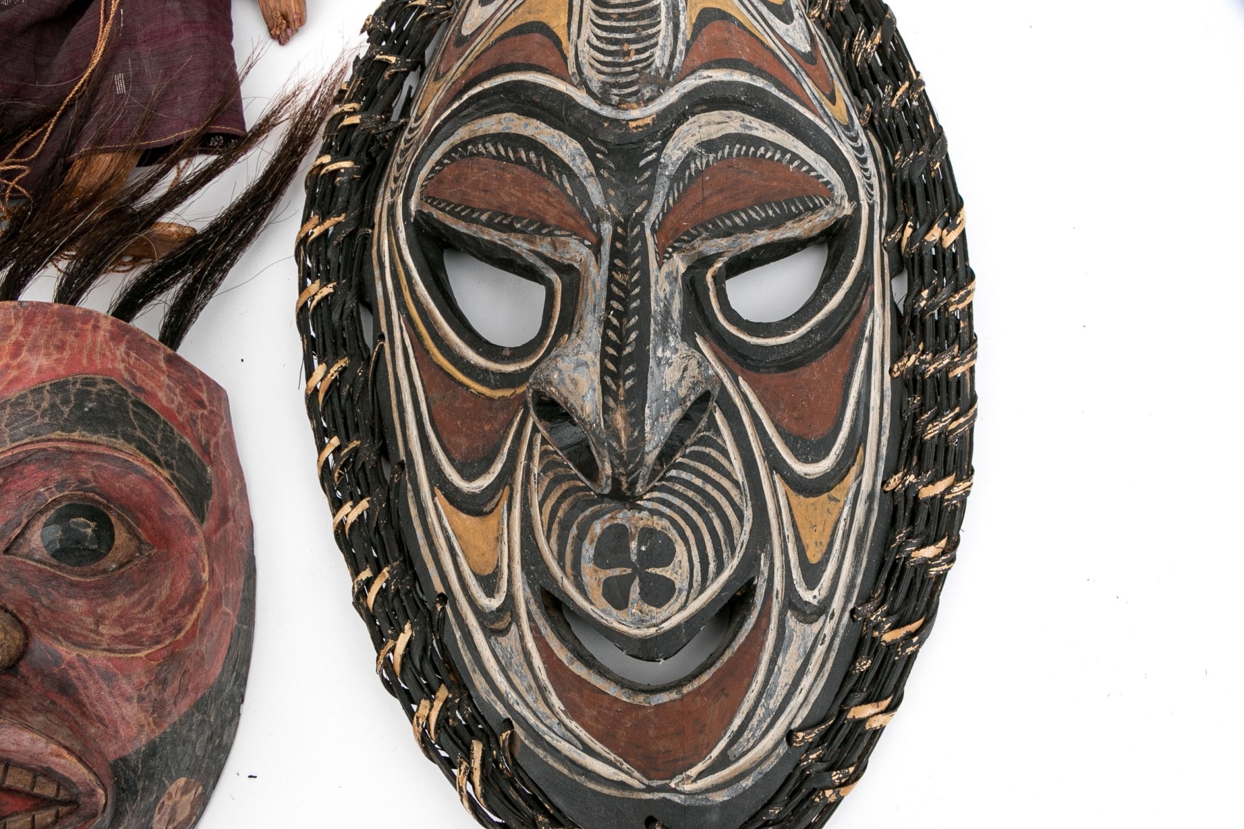Puppet | Collection Of Five Ethnic Masks And A Puppet | MutualArt