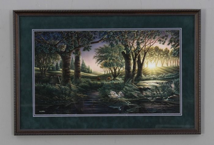 Terry Redlin | Morning on the Greens (2002) | MutualArt