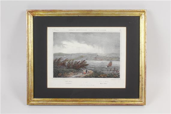 Hudson NY by Jacques-Gerard Milbert, published between 1828 and 1829