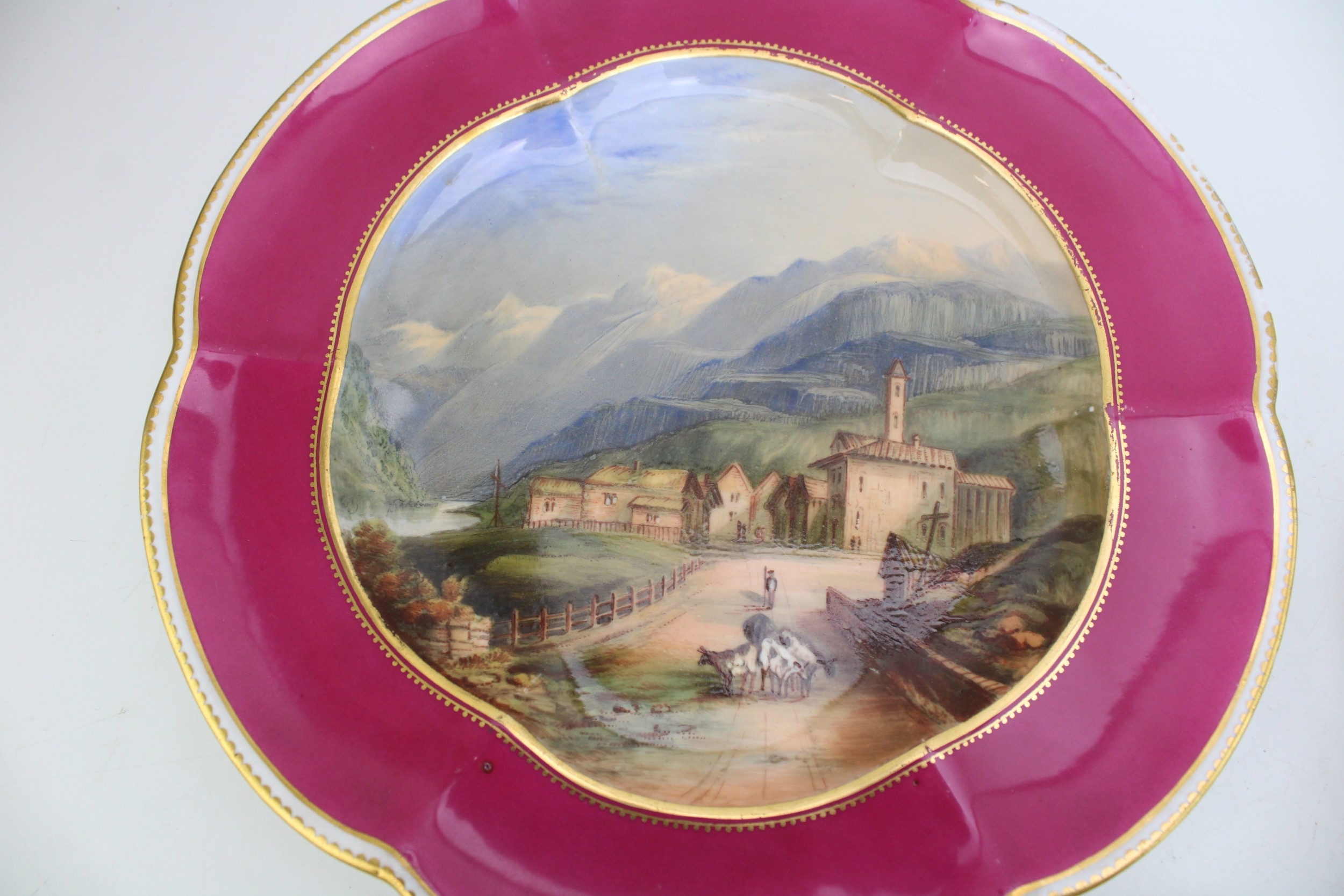 Obvious | A collection of cabinet plates to include a shaped edge plat ...