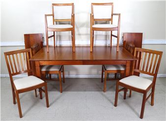 Exceptional Harden Solid Cherry Mission Dining Set - Richard C. Harden