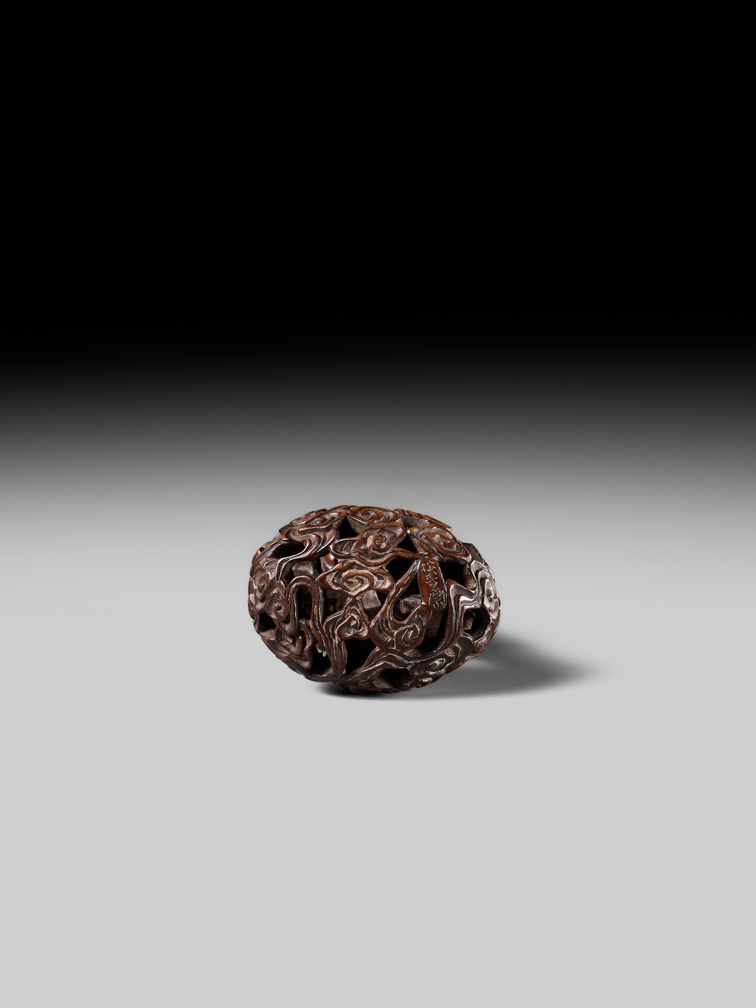 Shojusai | SHOJUSAI: A FINE WOOD NETSUKE OF FUJIN | MutualArt