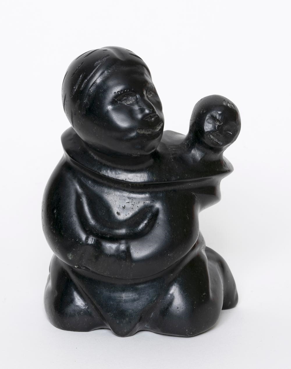 Artwork by Mark Totan, Mother and Child, Made of soapstone sculpture