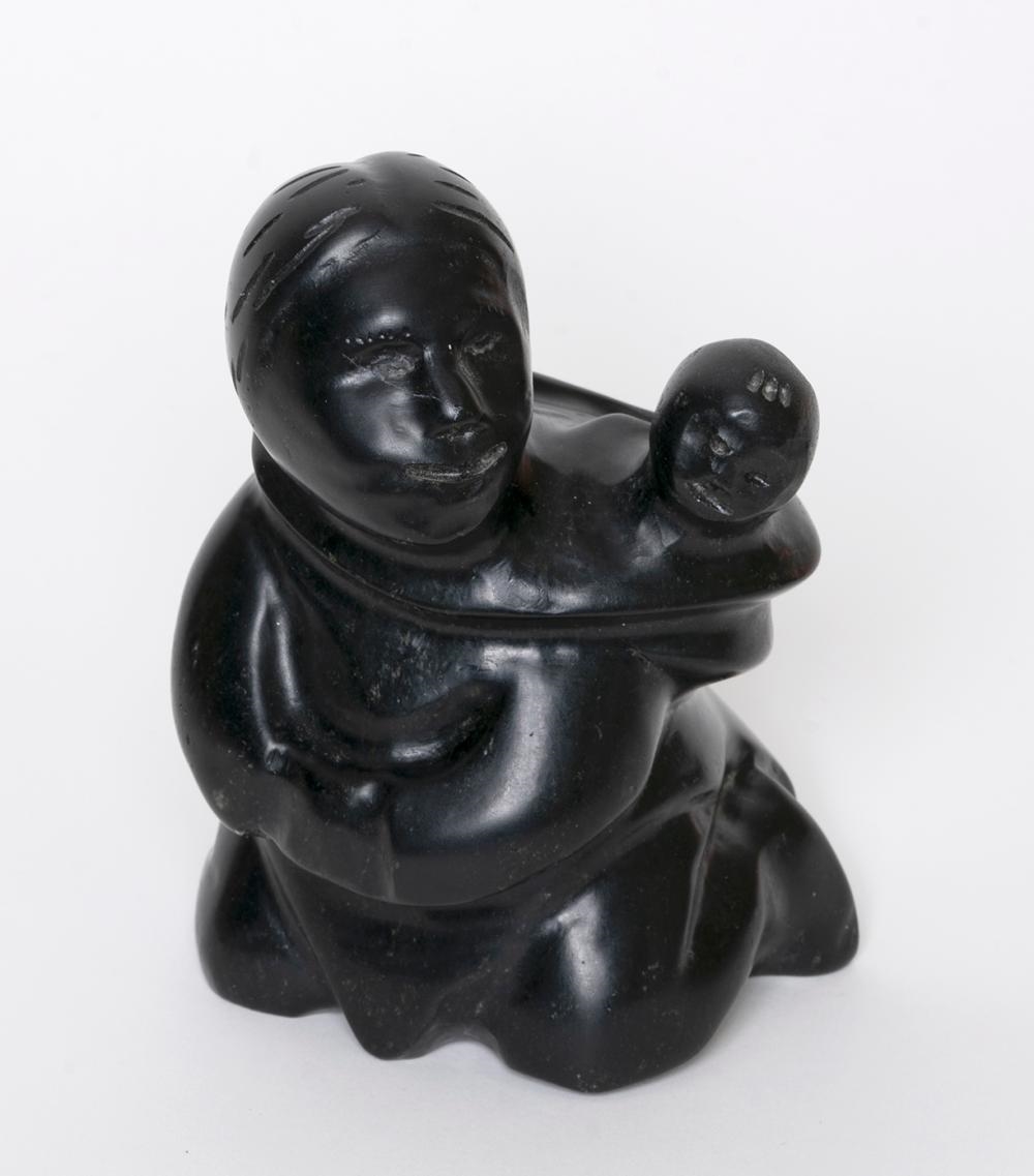 Artwork by Mark Totan, Mother and Child, Made of soapstone sculpture