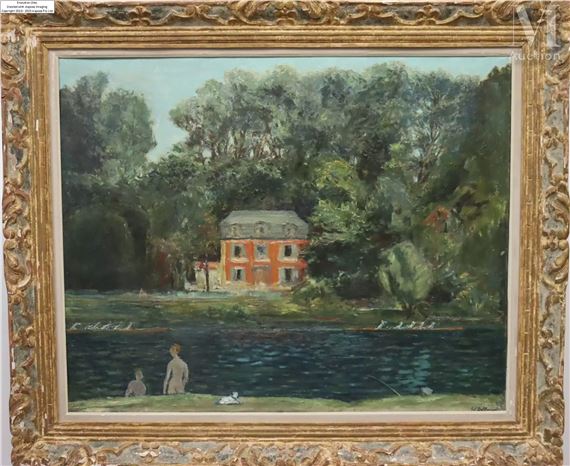 Maison de l'artiste à Jointville-Le-Pont by Georges Eugène Delhomme