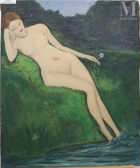 La fleur bleue by Georges Eugène Delhomme