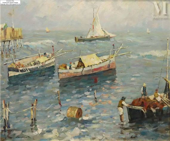 Les pêcheurs by Carlo Casanova