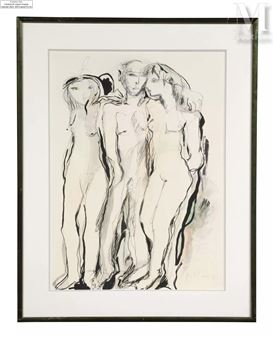 Trois personnages - Brigitte Simon