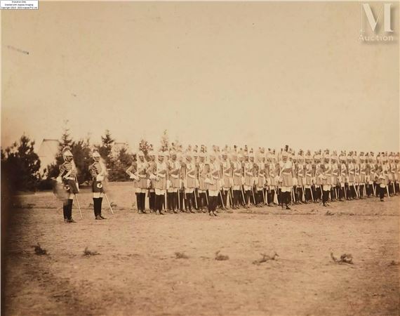 Les Cent-Gardes by Gustave le Gray, 1857