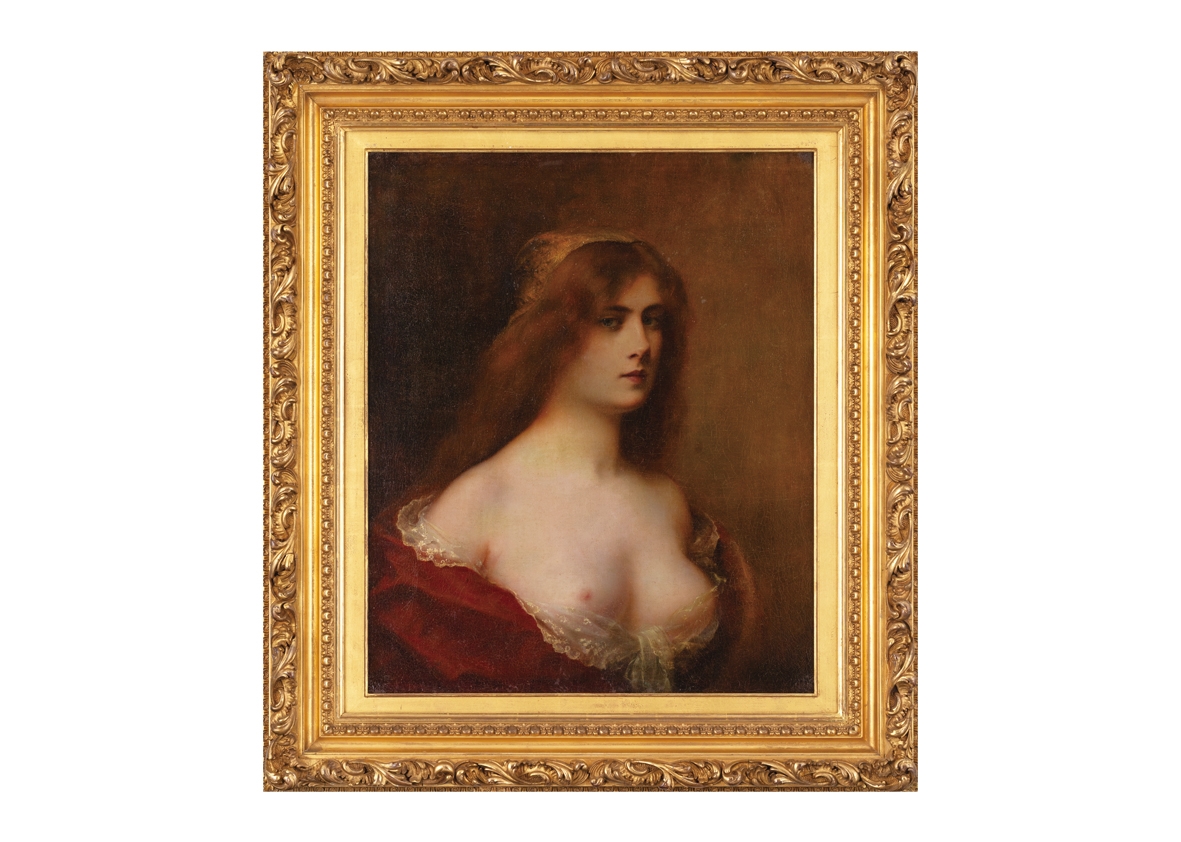 Henri Rondel | A LADY PORTRAIT | MutualArt