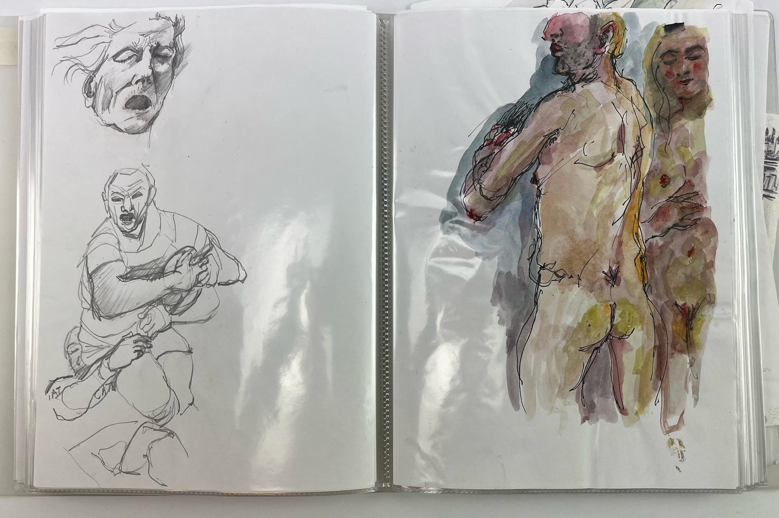 Robin Symes | ORIGINAL FOLDER OF DRAWINGS AND SKETCHES | MutualArt
