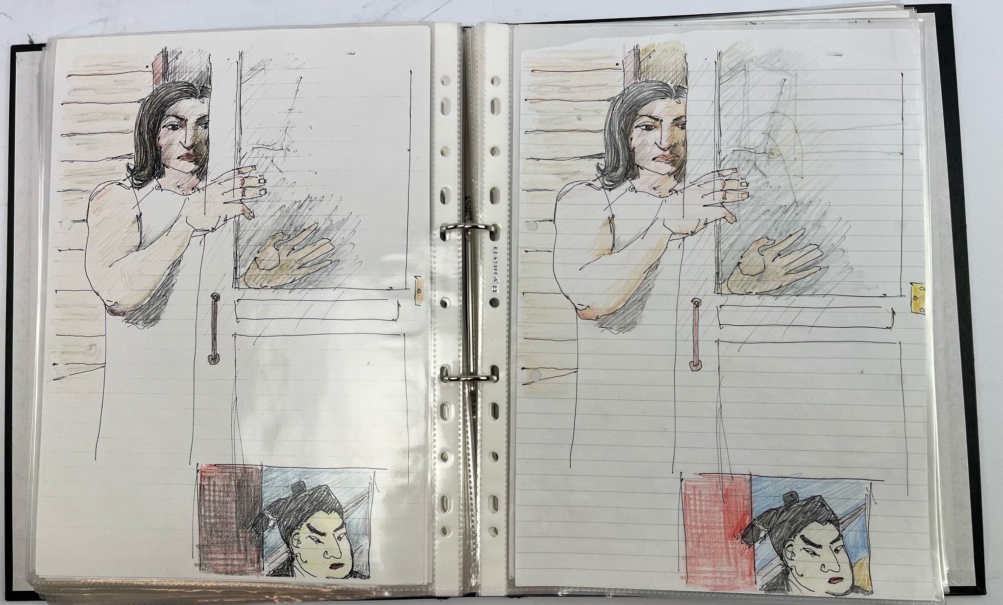 Robin Symes | ORIGINAL DRAWINGS FROM PENTONVILLE PRISON | MutualArt