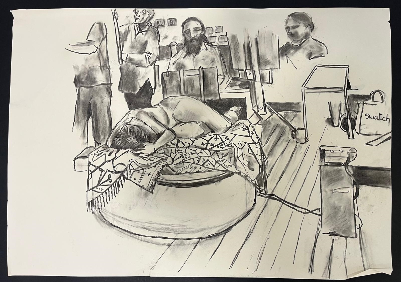 Robin Symes | LARGE PORTFOLIO OF LIFE DRAWING SKETCHES | MutualArt