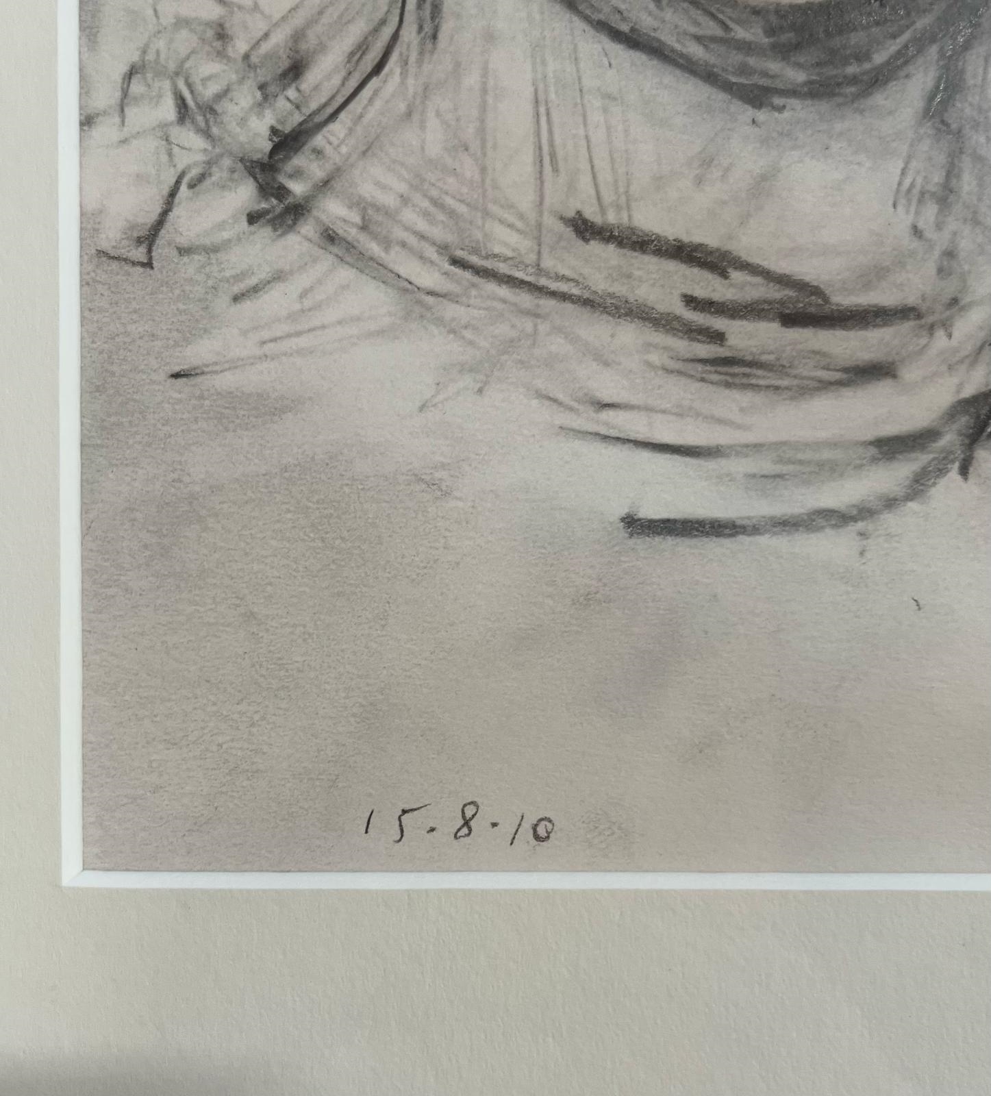 Artwork by Robert Dukes, SELF PORTRAIT PENCIL ON PAPER, Made of Graphite pencil on paper