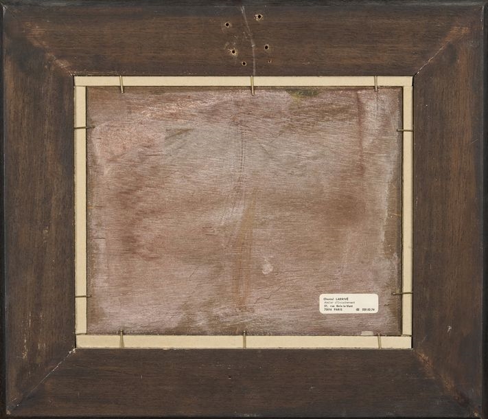 Artwork by Pierre Augier, Market scene, Made of Oil on panel