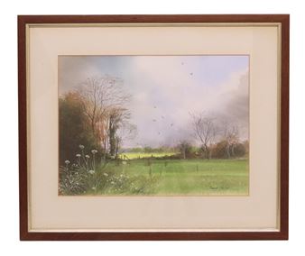 Dennis Morley: February Skies, Landscape - Dennis Morley