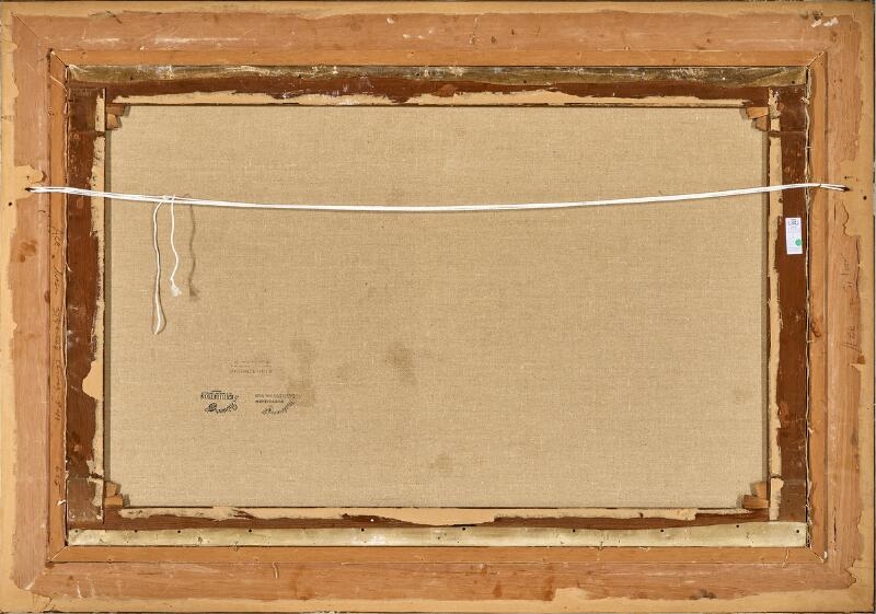 Carl Ludvig Thilson Locher | Redningsbaaden gaaer ud. Forrygende Storm ...