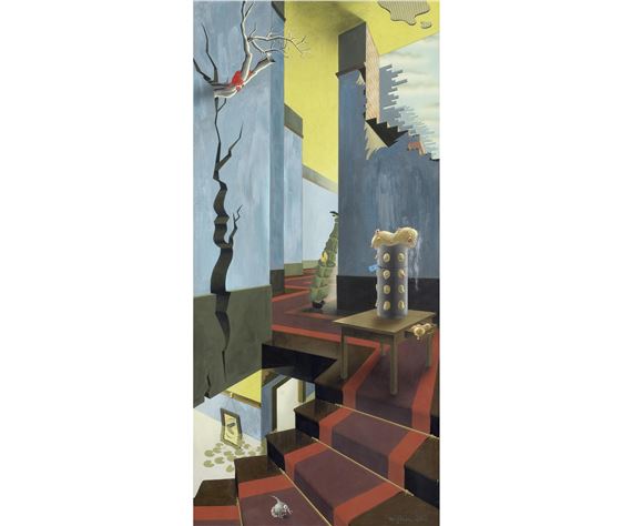 On the Stairs by Victor Reinganum, 1936