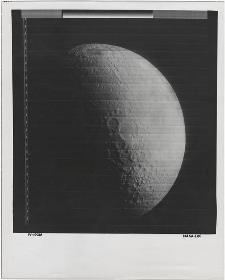 NASA | [Lunar Orbiter IV] FIRST VIEW OF THE WHOLE MOON FROM A ...