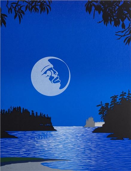 Tranquility , silkscreen, #129/155, signed - Arthur Vickers