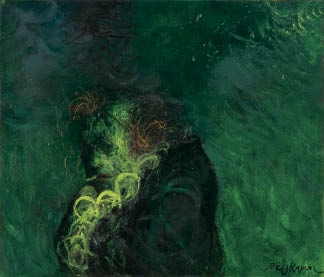 Artwork by Rei Kamoi, Waiting to go on stage, Made of Oil on canvas