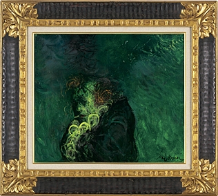 Artwork by Rei Kamoi, Waiting to go on stage, Made of Oil on canvas