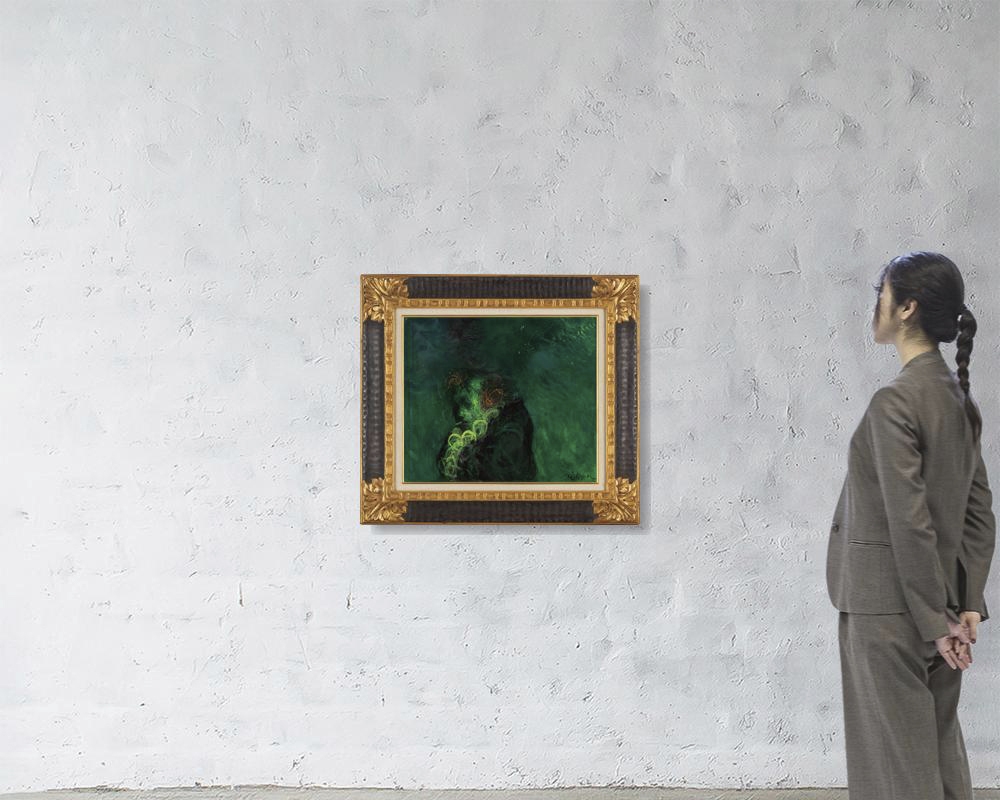 Artwork by Rei Kamoi, Waiting to go on stage, Made of Oil on canvas