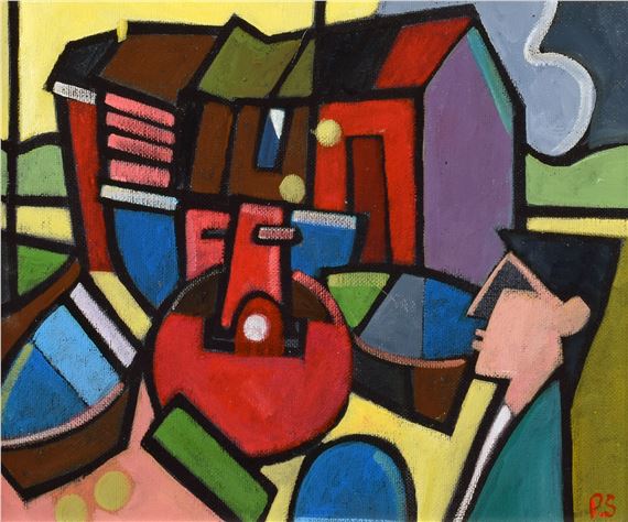 Boatman - Seahouses by Peter Stanaway, dated 2017