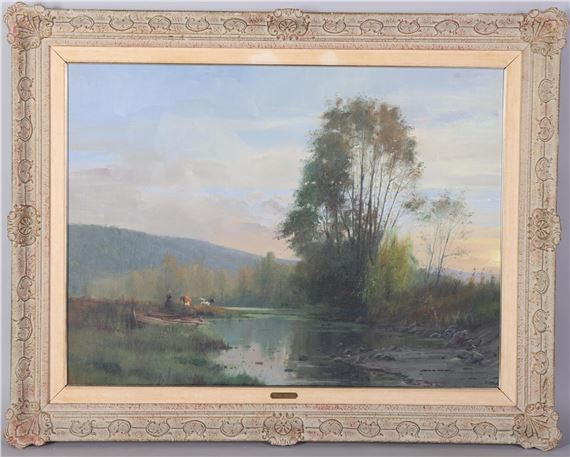 Continental landscape by Benito Sánchez Hidalgo