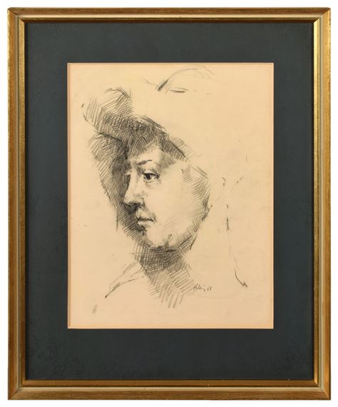 Harold Riley | Portrait of an older woman (68) | MutualArt