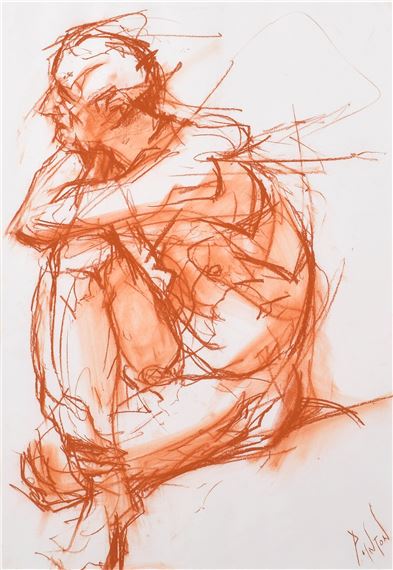 Rob Pointon | Seated male study | MutualArt