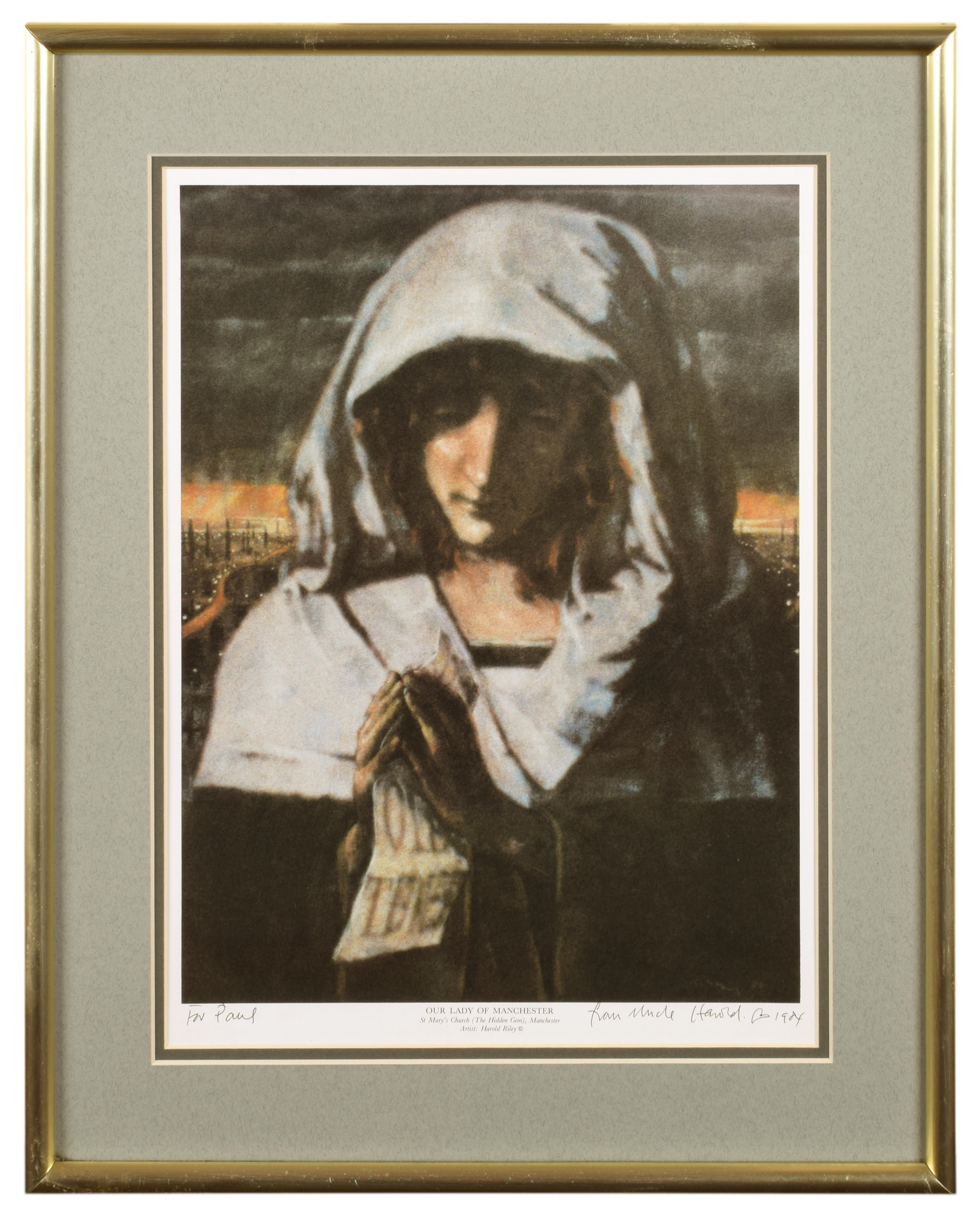 Harold Riley | Our Lady of Manchester (1984) | MutualArt