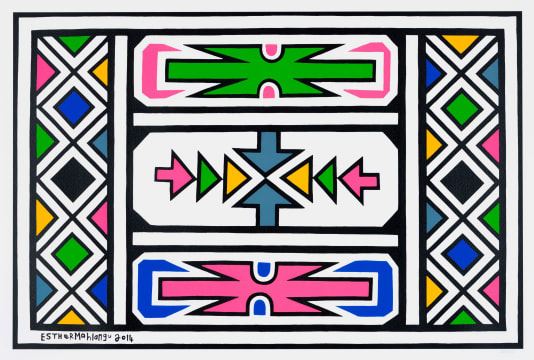 Untitled by Esther Mahlangu, 2014