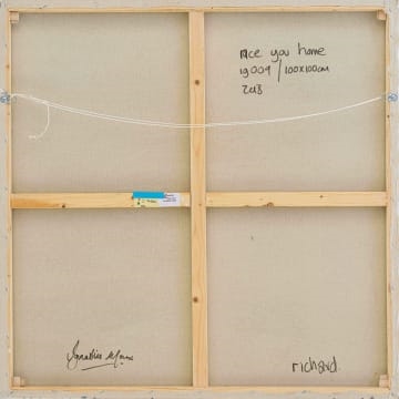 Artwork by Ignatius Marx, Richard Scott, Race You Home, Made of acrylic and oil on canvas