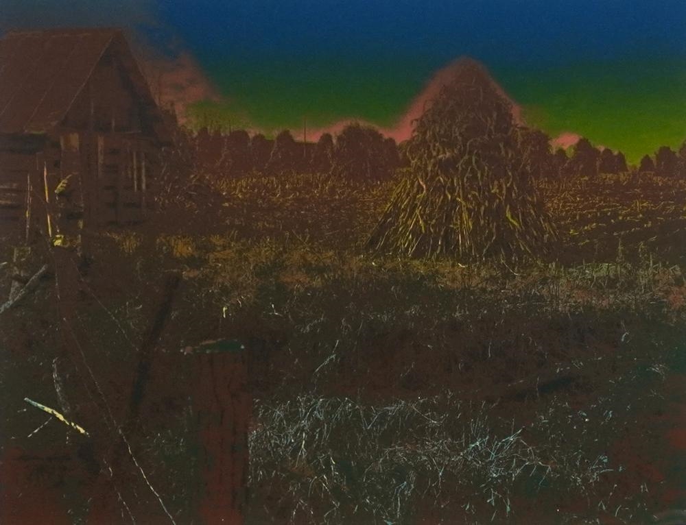 Artwork by D.l. Sheets, D. Sheets, American, 20th Century, First Light, Screenprint in Color, Numbered 17/100, Frame: 18 1/2 x 20 3/4 in. (47 x 52.7 cm.), Made of Light, Screenprint in Color