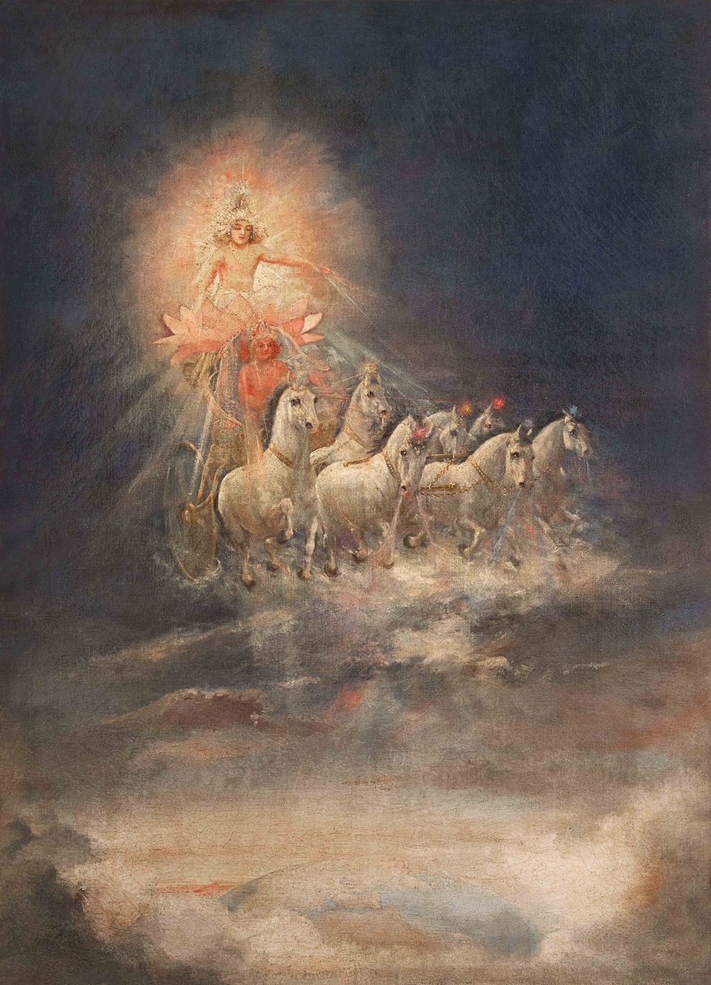 Artwork by Archibald Herman Muller, Surya, Made of Oil on canvas
