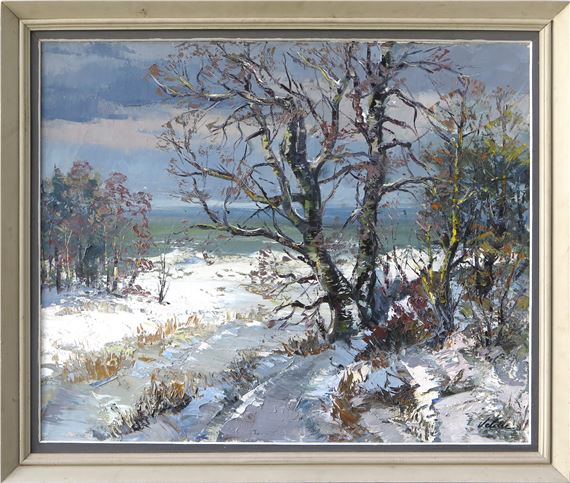 Winter in Lapmežciems 1986 by Harijs Veldre, 1986