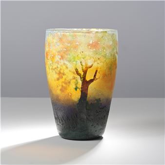 Vase à col évasé - Daum Frères