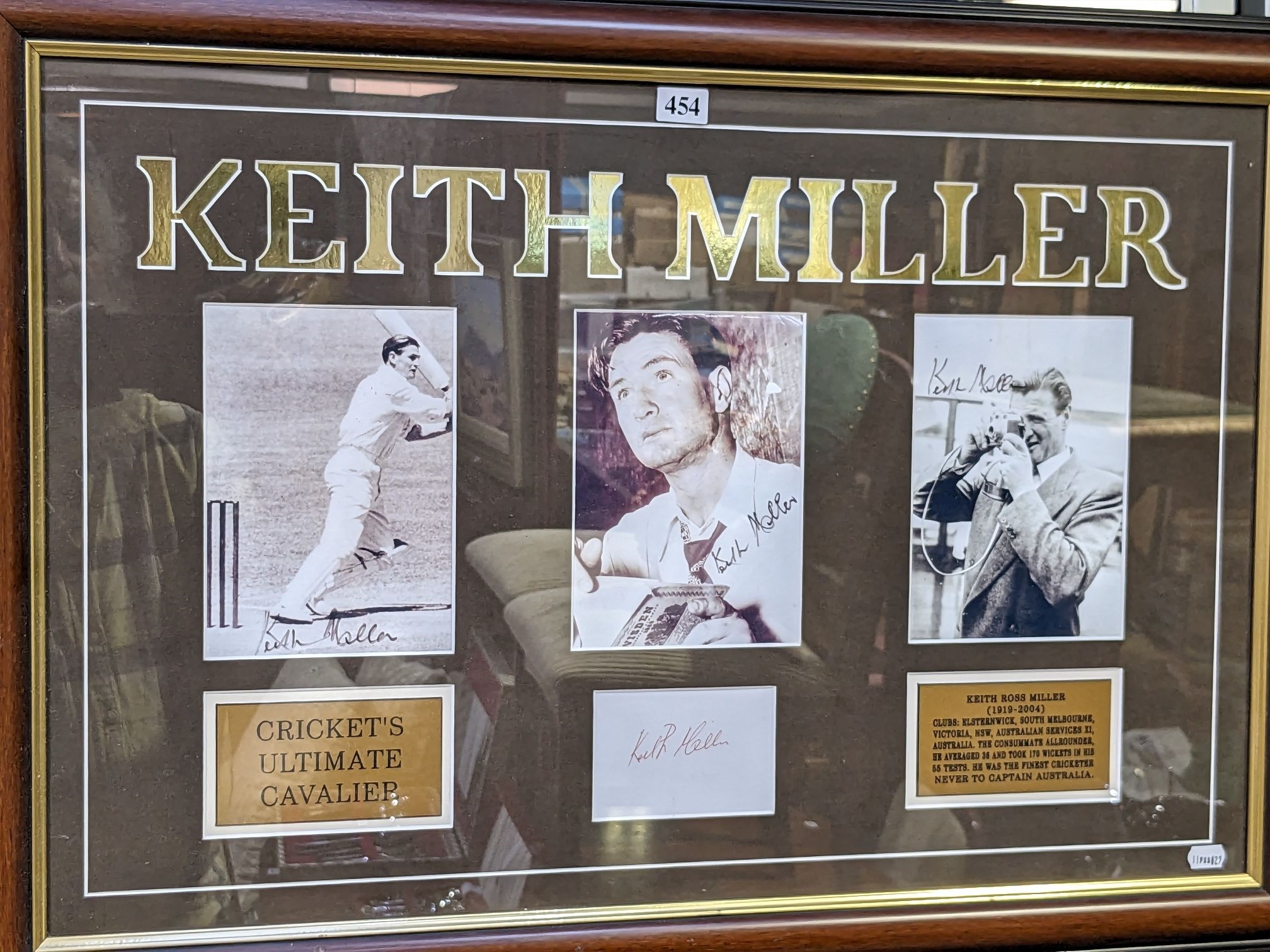 Keith Miller | KEITH MILLER - CRICKETER | MutualArt