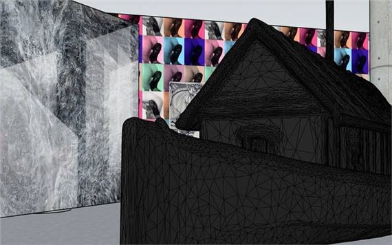 University of Sunderland Fine Art Exhibition Presented in SketchUp - Northern Gallery for Contemporary Art
