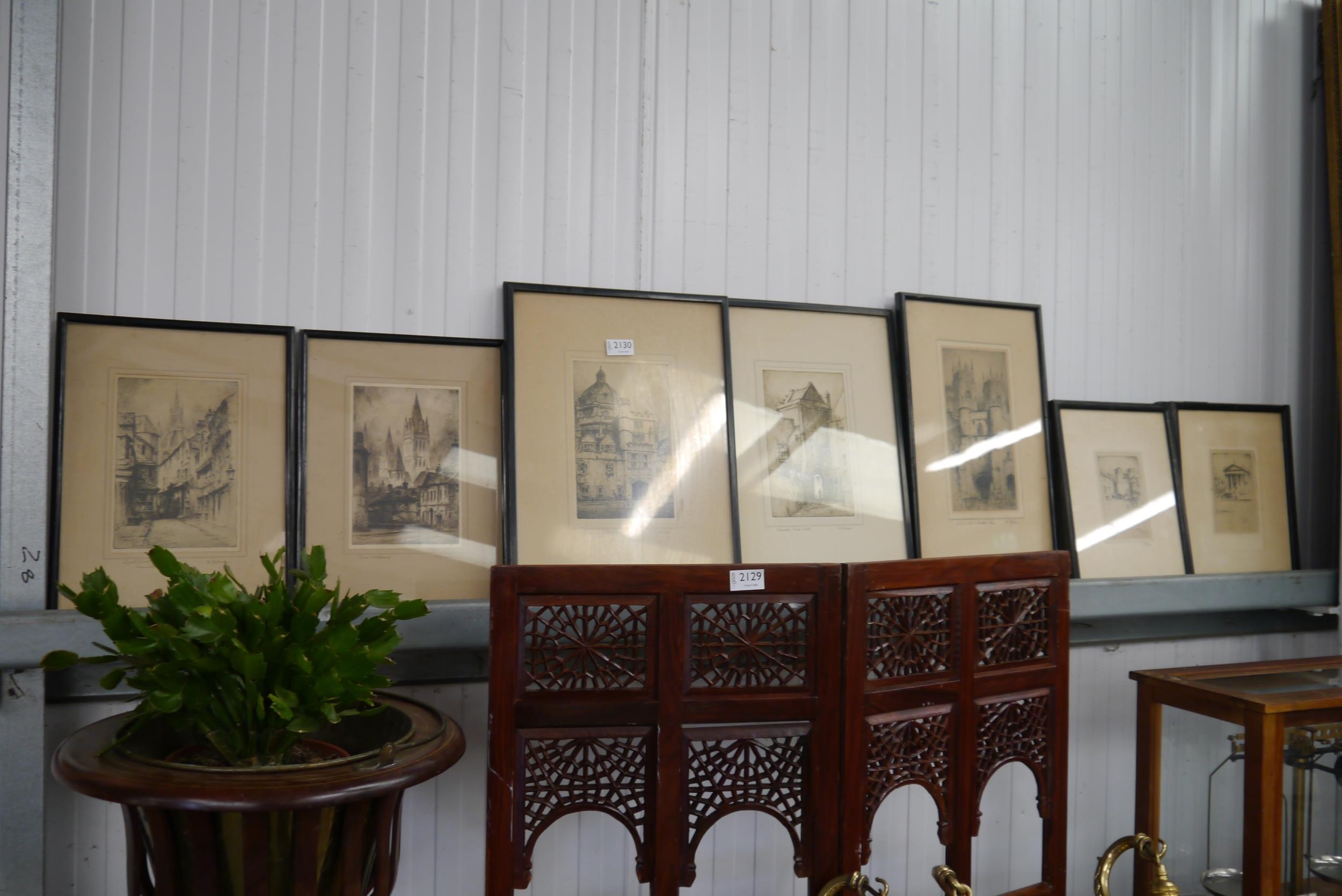 F. Robson | Eight black and white engravings by F. Robson | MutualArt