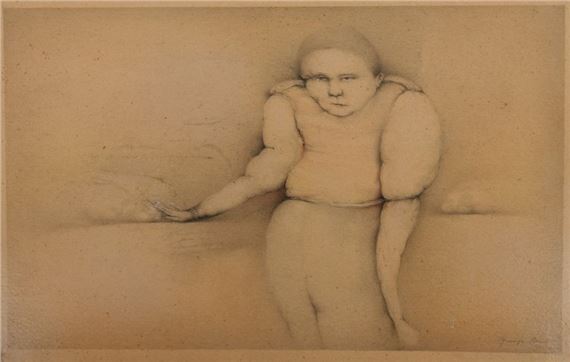 Georges Bru | Tormented figure (1991) | MutualArt