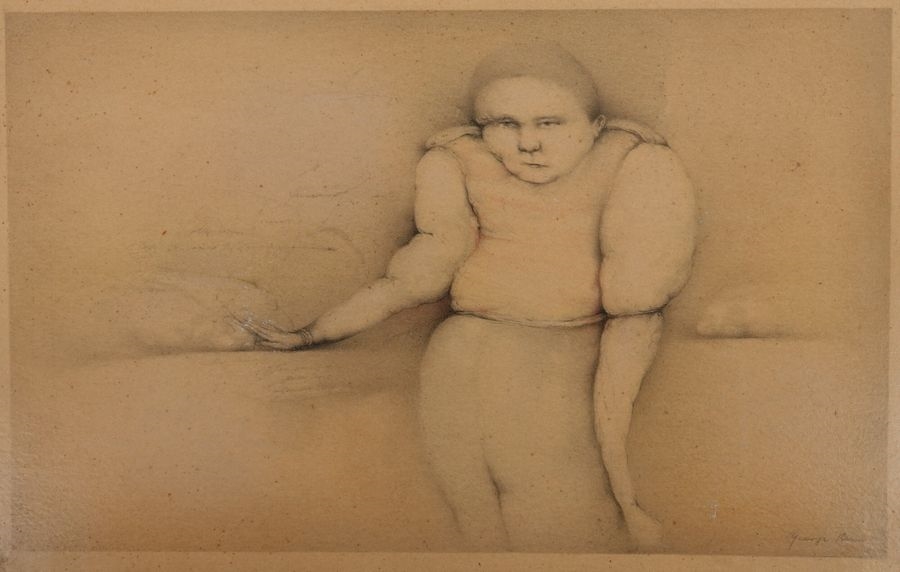 Georges Bru | Tormented figure (1991) | MutualArt