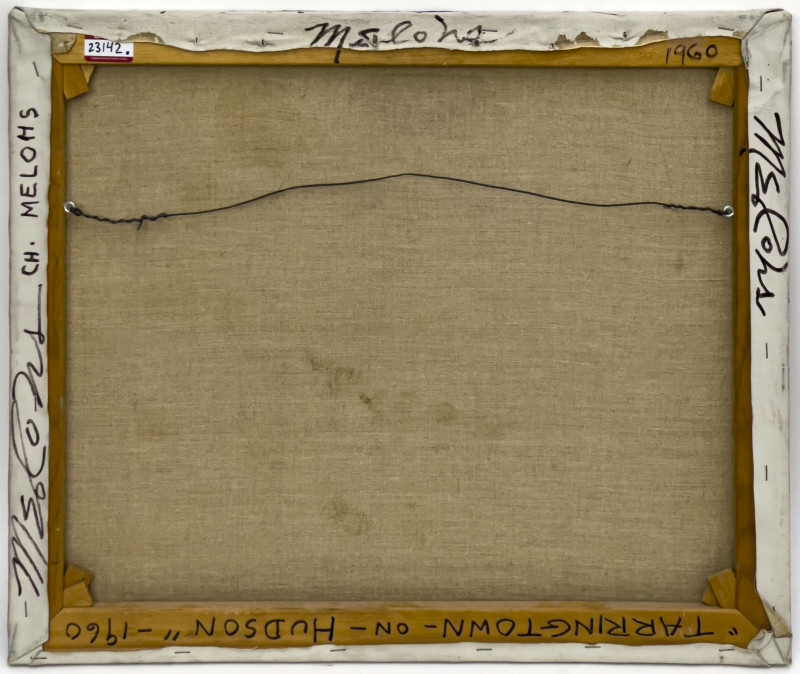 Artwork by Charles Melohs, Tarringtown (Tarrytown) on Hudson, Made of oil on canvas