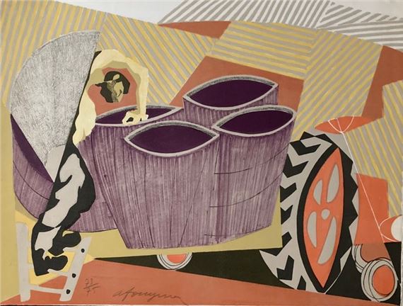 André Fougeron Lithograph signed lower left by André Fougeron