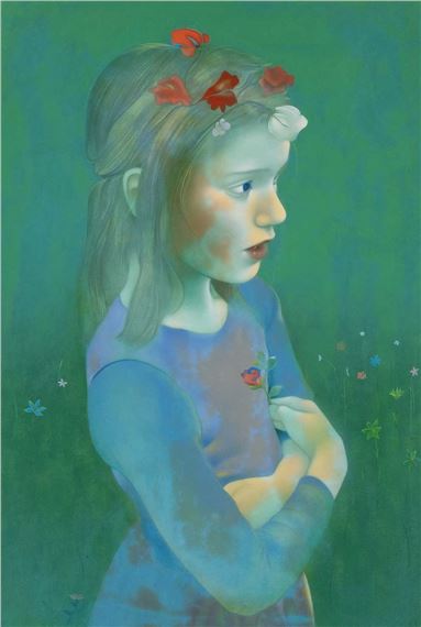 Graham Ovenden | Lolita by the Lake | MutualArt