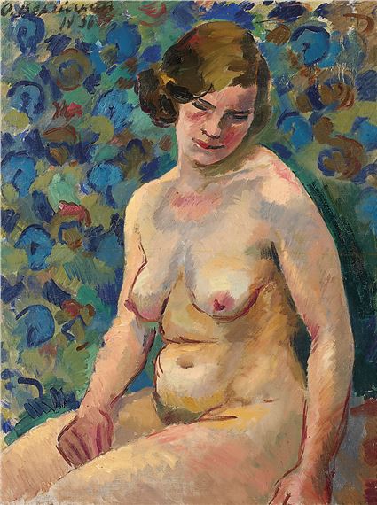 Seated Nude - Orest Georgievich Vereisky