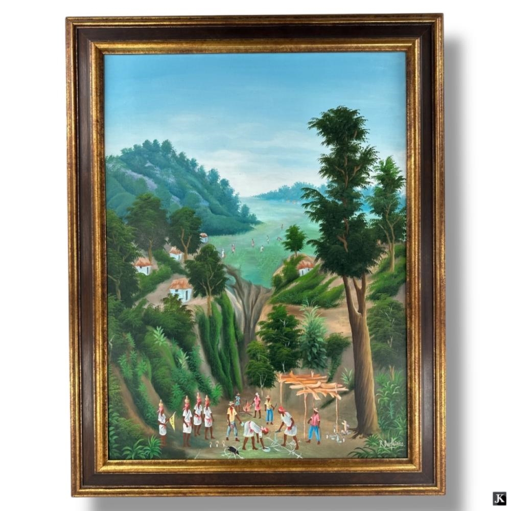 Raymond Dorleans | Haitian Landscape | MutualArt