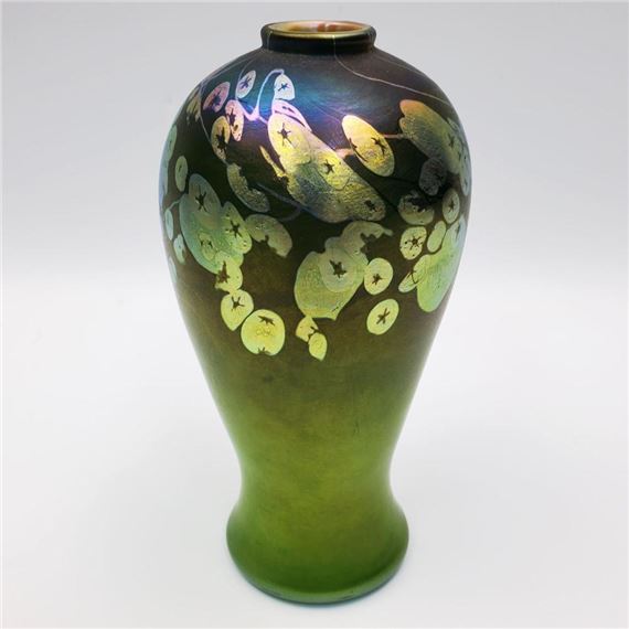 Antique L.C. Tiffany Favrile Iridescent Art Glass by Louis Comfort Tiffany